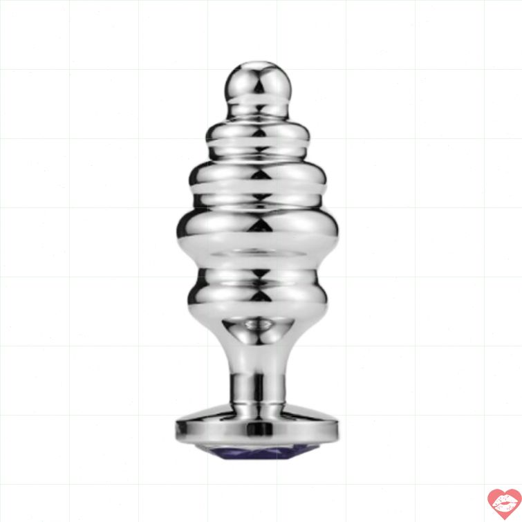 Plug hậu môn inox xoắn cực kích thích cao cấp 