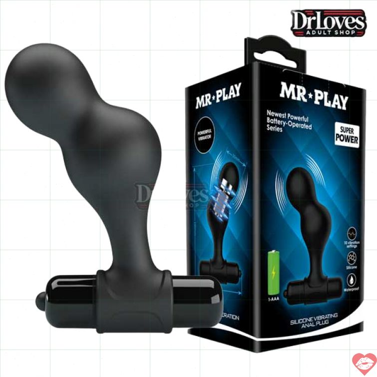 Nút chặn hậu môn rung 10 chế độ kích thích 