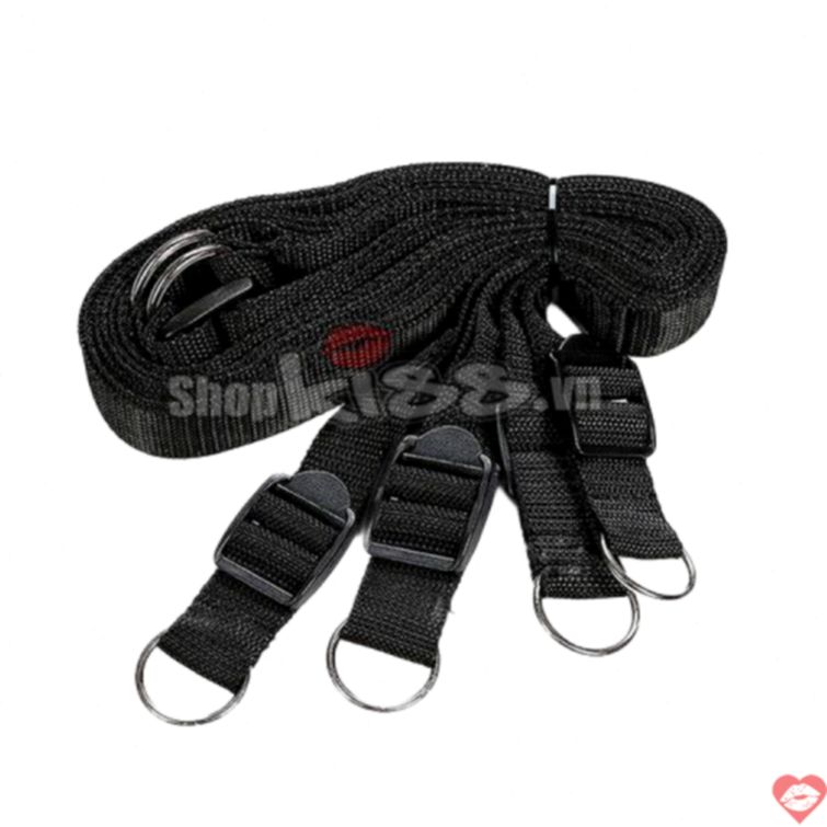 Bộ trói tay chân BDSM giường tăng hưng phấn mạnh 