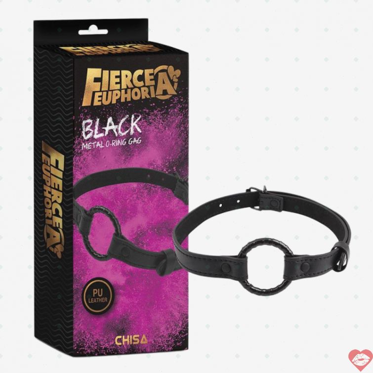 khóa miệng bdsm chisa o ring kim loại cá tính 