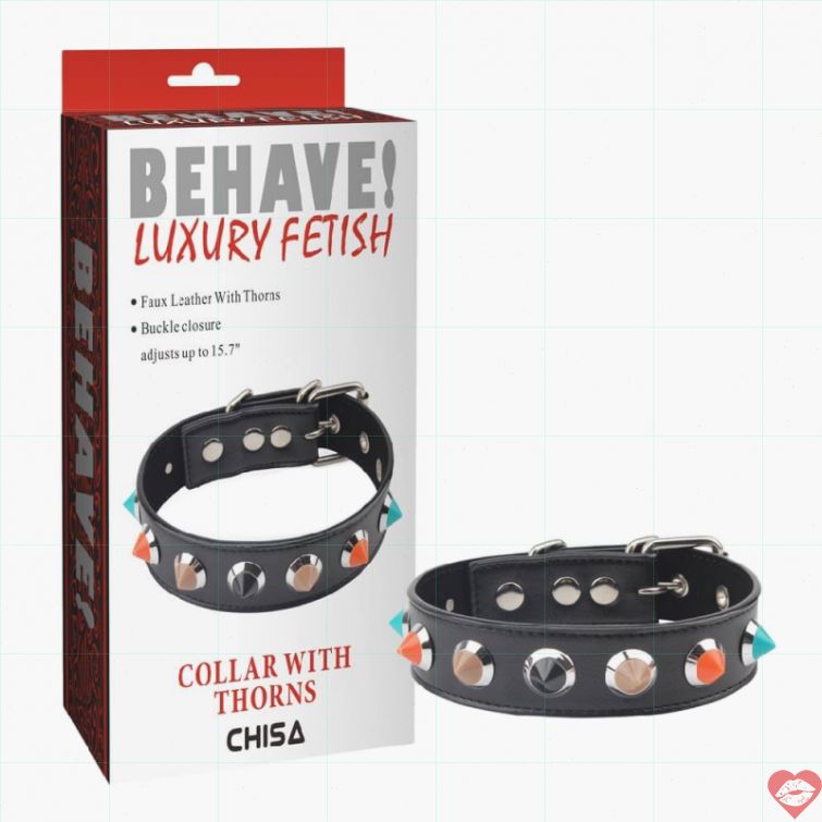 Vòng cổ gai BDSM Chisa Behave sang trọng 