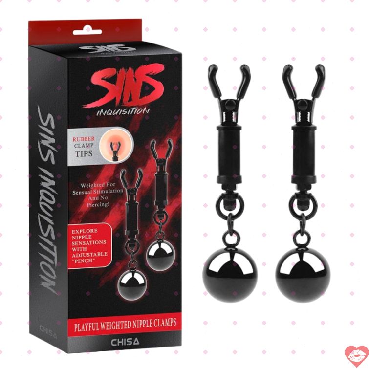 Kẹp vú Chisa có bi nặng tăng khoái cảm mãnh liệt 