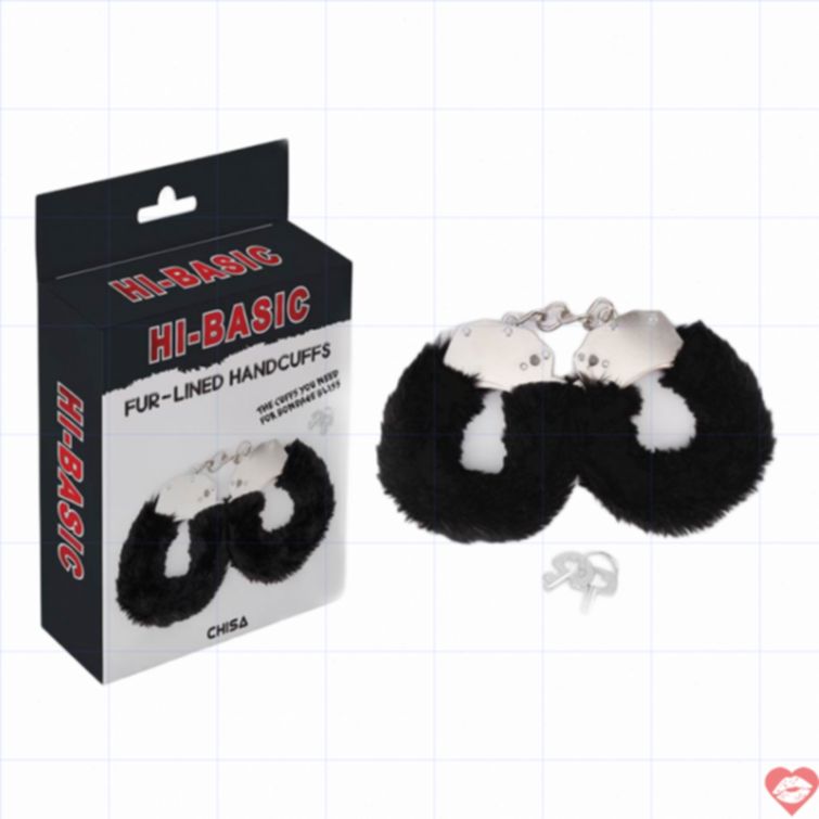 Còng tay tình dục Chisa lót lông mềm chơi BDSM 