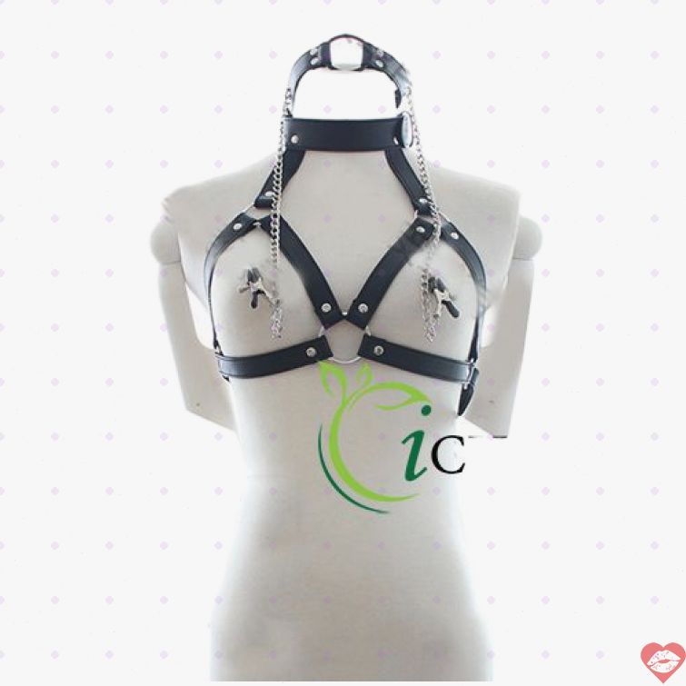 Bộ BDSM kẹp nhũ hoa xích cổ tăng khoái cảm lạ 
