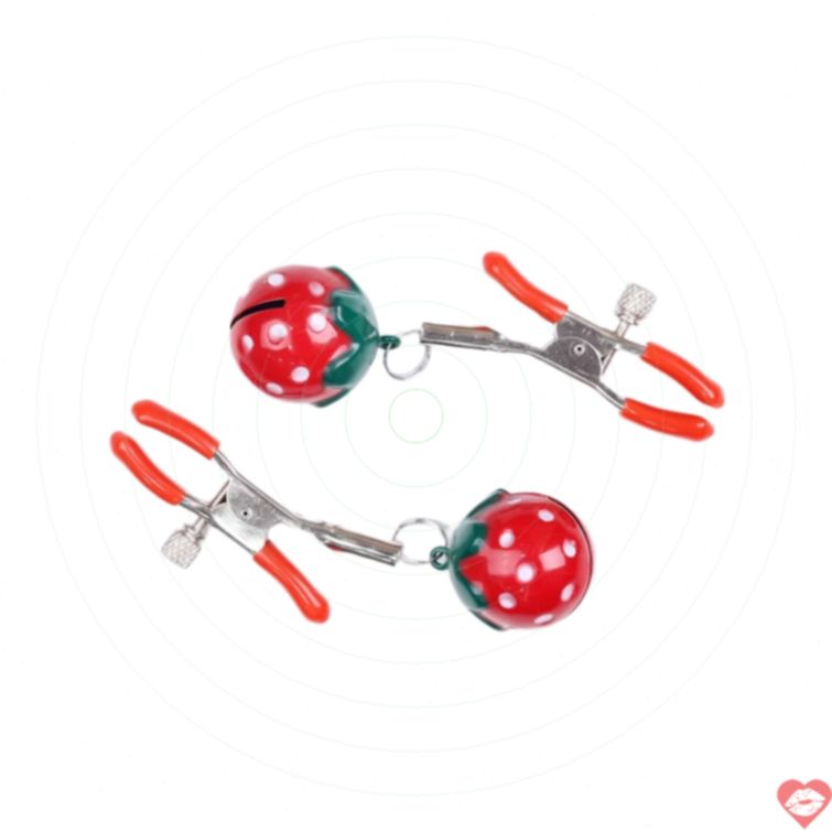 Kẹp đầu ti BDSM hình dâu tăng khoái cảm mạnh 