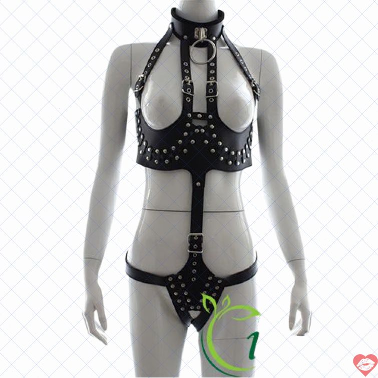 Set BDSM bikini xích cổ khêu gợi tăng hưng phấn 