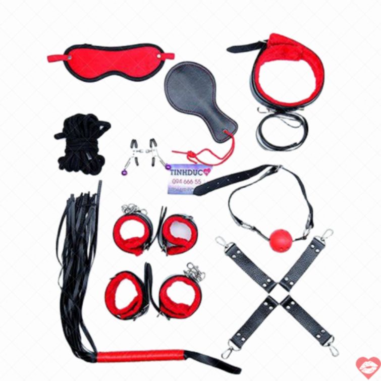 Combo BDSM 10 món cao cấp kích thích mạnh phong cách 