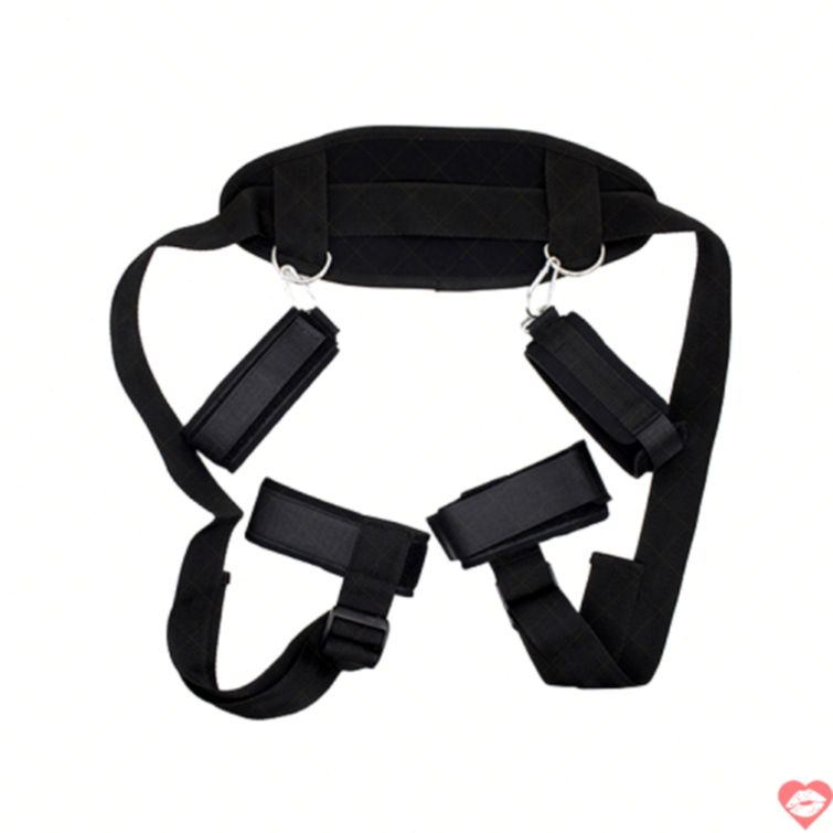 Bộ trói tay chân khóa cổ SM đa tư thế kích thích 